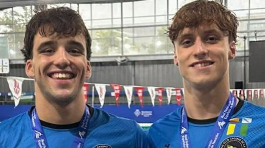 Diego Suárez y Paulo Rivas, del Casino, suben al podio en el Nacional júnior