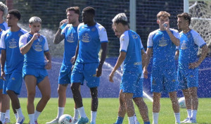 José Ángel completa su primer entrenamiento con el grupo