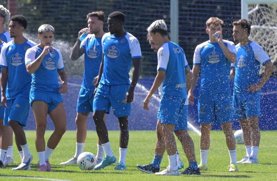 José Ángel completa su primer entrenamiento con el grupo