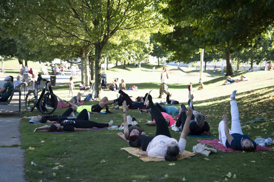 A Coruña se mantiene en forma durante el verano