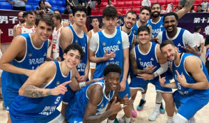 Caio Pacheco, nuevo base del Leyma Coruña, deslumbra con Brasil