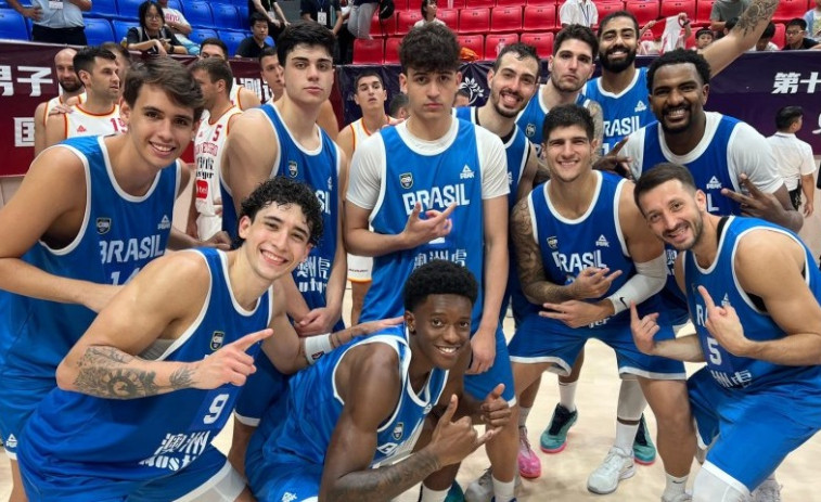 Caio Pacheco, nuevo base del Leyma Coruña, deslumbra con Brasil