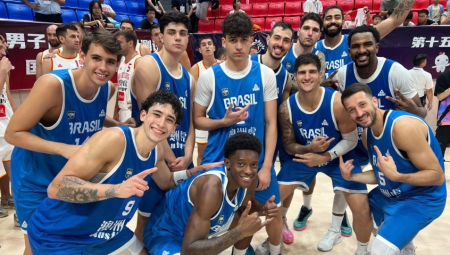 Caio Pacheco, nuevo base del Leyma Coruña, deslumbra con Brasil