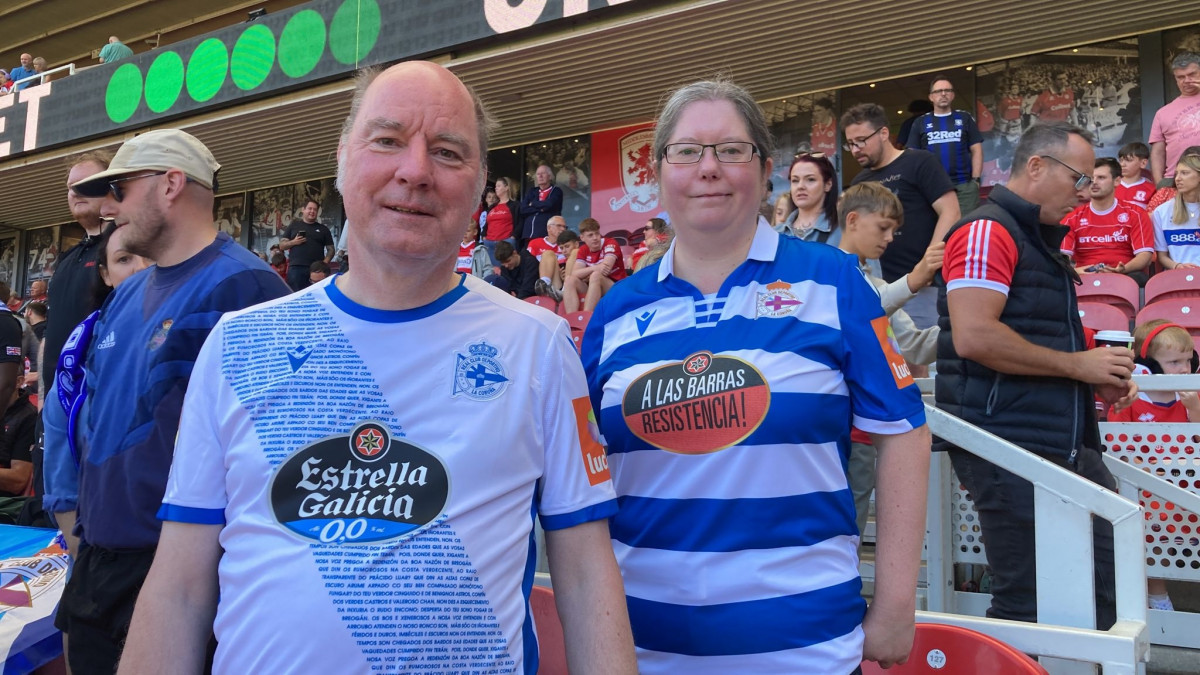 Aficionados ingleses depor