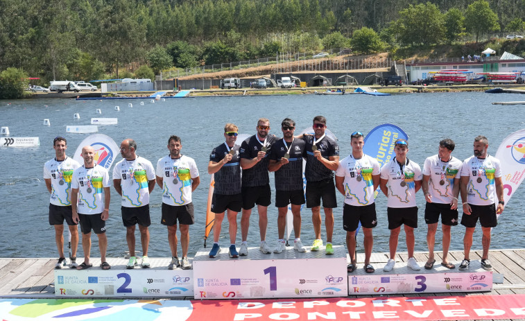 El K4 500 de Arévalo se da un baño de oro en Verducido