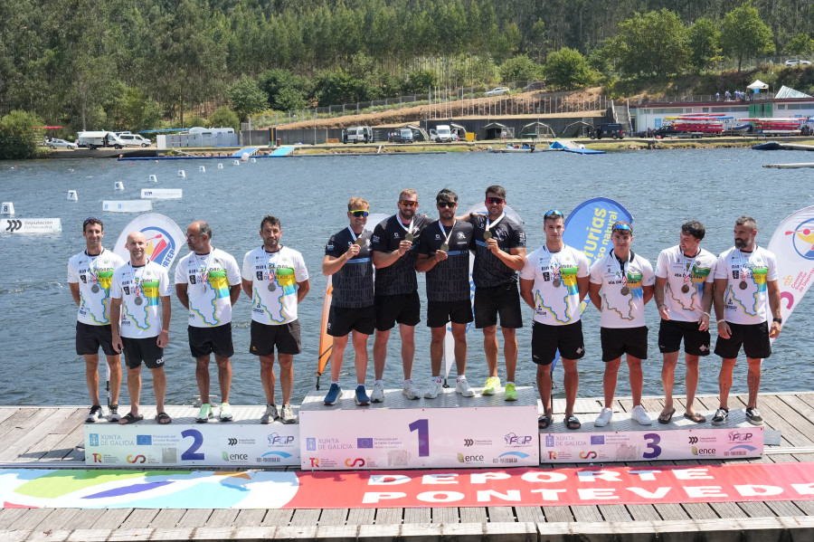El K4 500 de Arévalo se da un baño de oro en Verducido