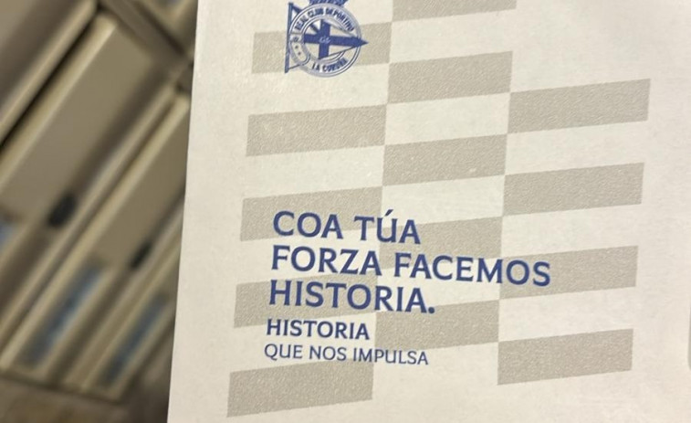Los abonos de la temporada 25-26 comienzan a llegar a las casas deportivistas
