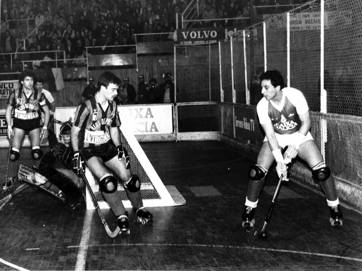 1982 83 Aguu0308ero contra Zabaliu0301a y Alabart (Liceo 2 Reus 1)