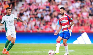Pablo Insua, en la rampa de salida del primer rival del Deportivo en Liga