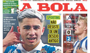Yeremay sigue acaparando portadas en Portugal: 