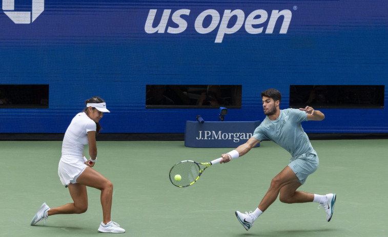 Alcaraz y Raducanu, eliminados del dobles mixto en primera ronda