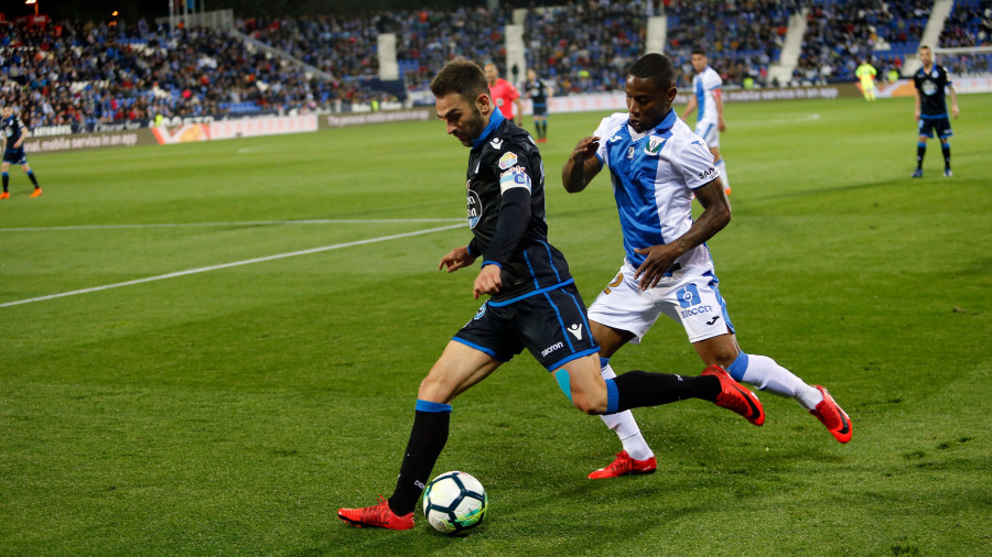 El Leganés, mejor ante el Deportivo que frente al Fabril